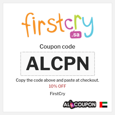 Coupon for FirstCry (ALCPN) 10% OFF