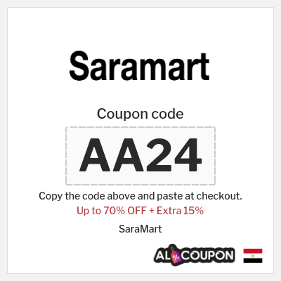 Coupon discount code for SaraMart 15% OFF