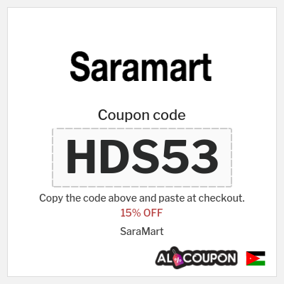 Coupon for SaraMart (HDS53) 15% OFF