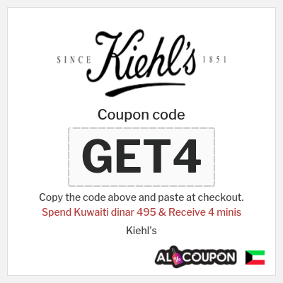Coupon discount code for Kiehl's Discounts on the best Kiehl's products
