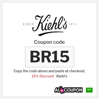 Coupon for Kiehl's (BR15) 15% Discount