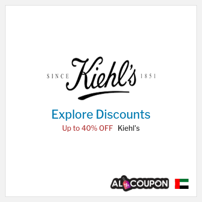 Sale for Kiehl's Up to 40% OFF