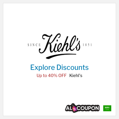 Sale for Kiehl's Up to 40% OFF