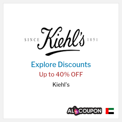 Sale for Kiehl's Up to 40% OFF