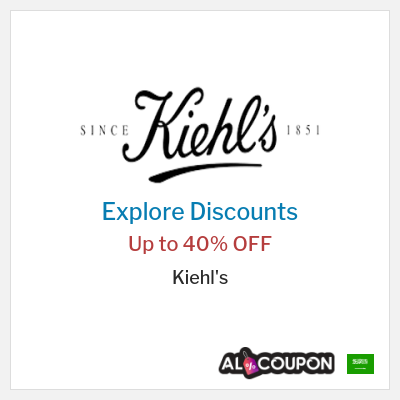 Sale for Kiehl's Up to 40% OFF