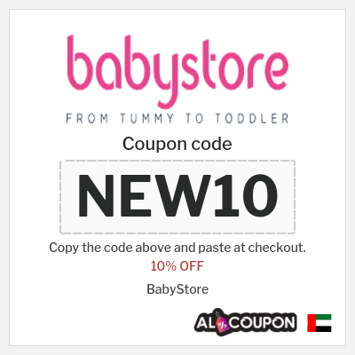 Coupon discount code for BabyStore 10% OFF