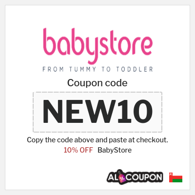 Coupon discount code for BabyStore 10% OFF