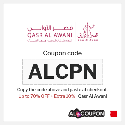 Coupon discount code for Qasr Al Awani Up to 75% OFF Promo Codes