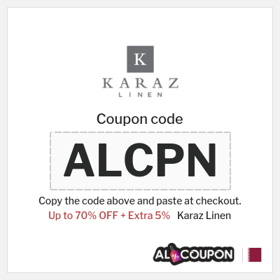 Coupon discount code for Karaz Linen 5% Discount Code