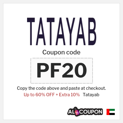 Coupon discount code for Tatayab 10% OFF
