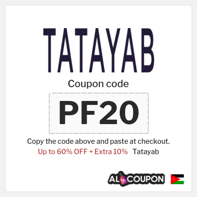 Coupon discount code for Tatayab 10% OFF