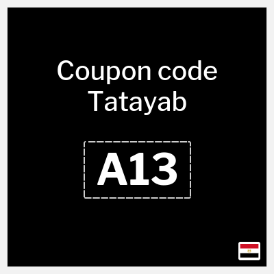 Coupon for Tatayab (A13) 10% OFF