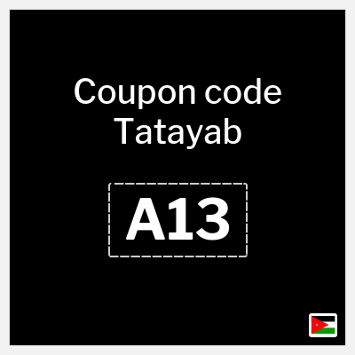 Coupon for Tatayab (A13) 10% OFF
