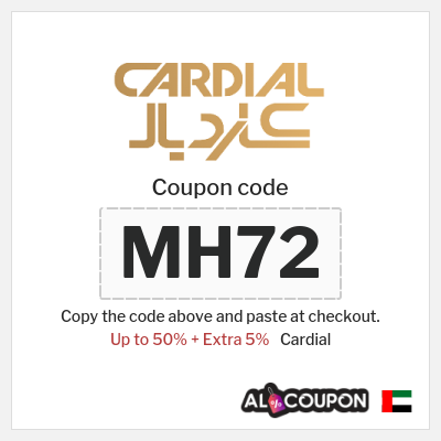 Coupon discount code for Cardial 5% Coupon Codes