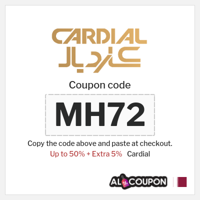 Coupon discount code for Cardial 5% Coupon Codes