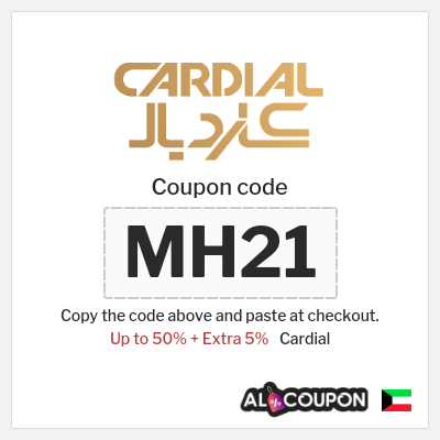 Coupon discount code for Cardial 5% Coupon Codes