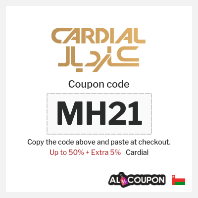 Coupon discount code for Cardial 5% Coupon Codes