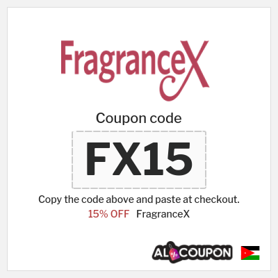 Coupon for FragranceX (FX15) 15% OFF