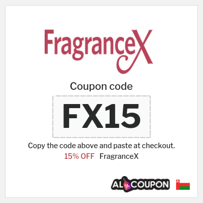 Coupon for FragranceX (FX15) 15% OFF