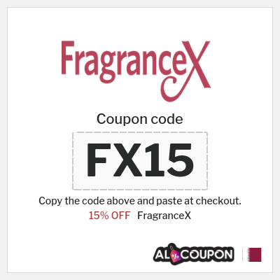 Coupon for FragranceX (FX15) 15% OFF
