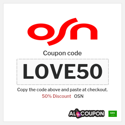 Coupon discount code for OSN Promo Codes & Discounts