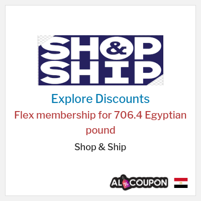 Sale for Shop & Ship (HOLYMONTH21) Flex membership for 2290 Egyptian pound