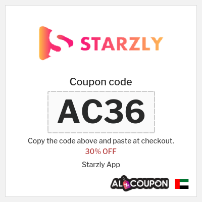 Coupon discount code for Starzly App 30% off