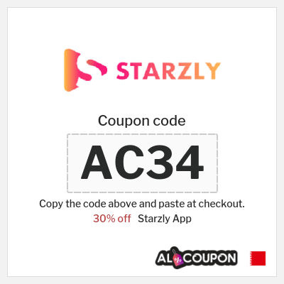 Coupon discount code for Starzly App 30% off