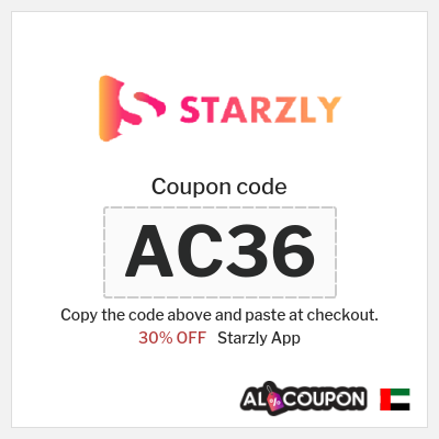 Coupon for Starzly App (AC36) 30% OFF