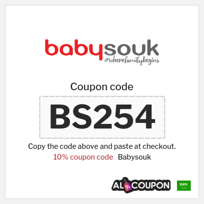 Coupon discount code for Babysouk 10% OFF