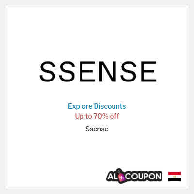 Coupon discount code for Ssense 30% OFF