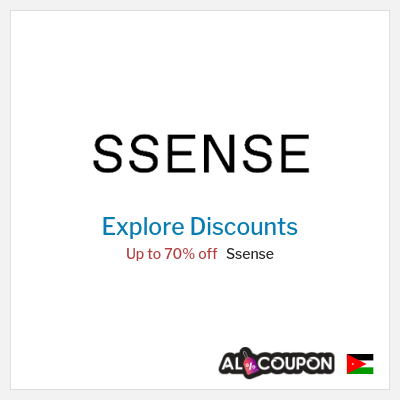 Coupon discount code for Ssense 30% OFF