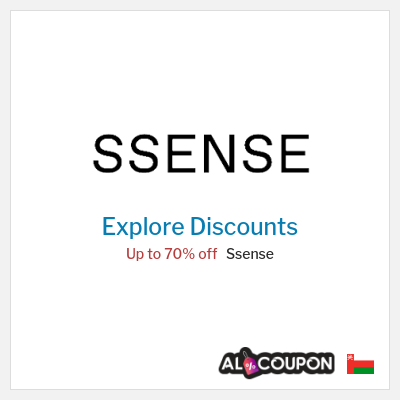 Coupon discount code for Ssense 30% OFF