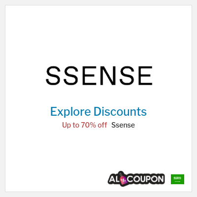 Coupon discount code for Ssense 30% OFF