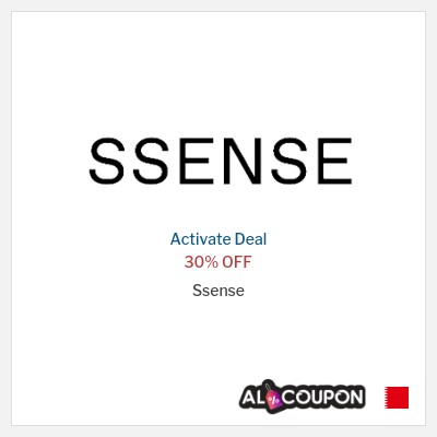 Special Deal for Ssense (SHOPFIRST) 30% OFF