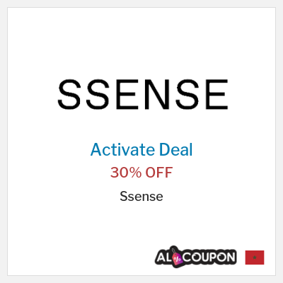 Special Deal for Ssense (SHOPFIRST) 30% OFF