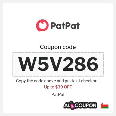 Coupon for PatPat (W5V286) Up to $39 OFF