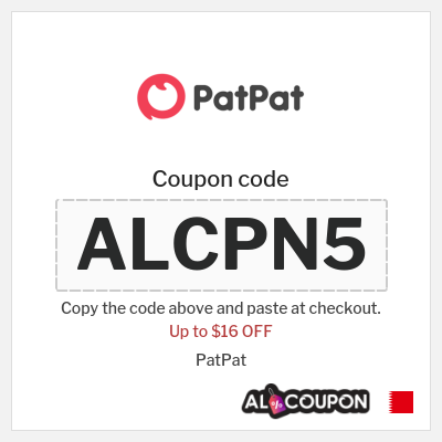 Coupon for PatPat (ALCPN5) Up to $16 OFF