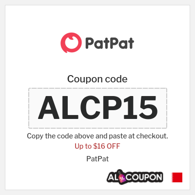 Coupon for PatPat (ALCP15) Up to $16 OFF