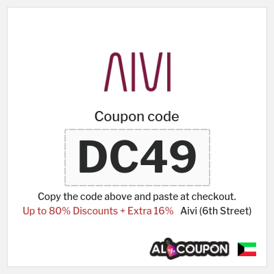 Coupon discount code for Aivi (6th Street) Up to 16% Coupons