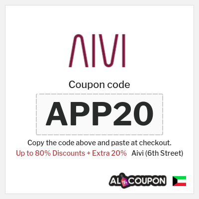 Coupon discount code for Aivi (6th Street) 20% Coupons