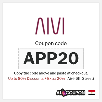Coupon discount code for Aivi (6th Street) 20% Coupons