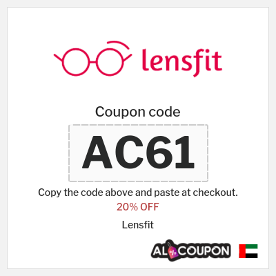 Coupon discount code for Lensfit 20% OFF