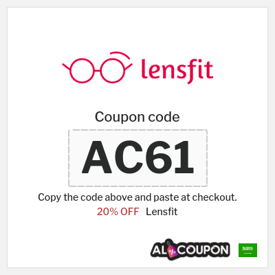 Coupon discount code for Lensfit 20% OFF
