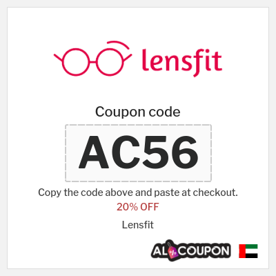 Coupon for Lensfit (AC56) 20% OFF