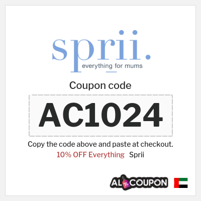 Coupon discount code for Sprii 10% Exclusive Coupon