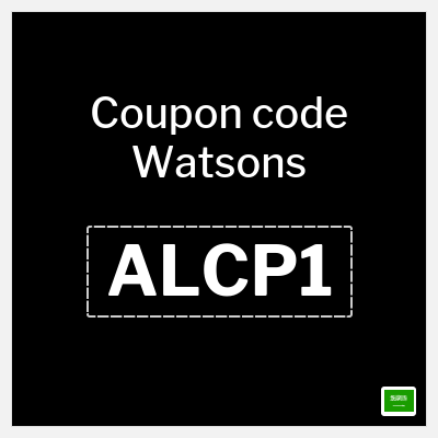 Coupon for Watsons (ALCP1) 8% OFF