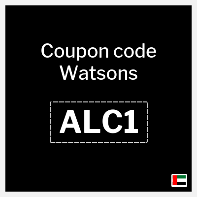 Coupon for Watsons (ALC1) 15% OFF