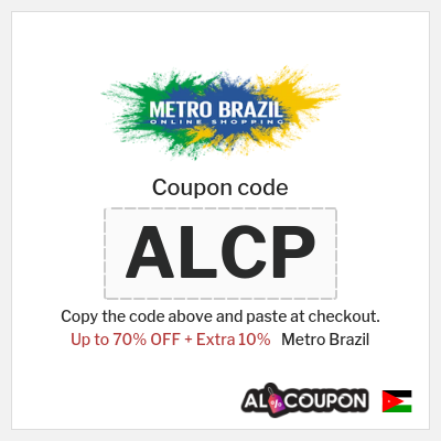 Coupon discount code for Metro Brazil 10% OFF