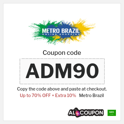 Coupon discount code for Metro Brazil 10% OFF